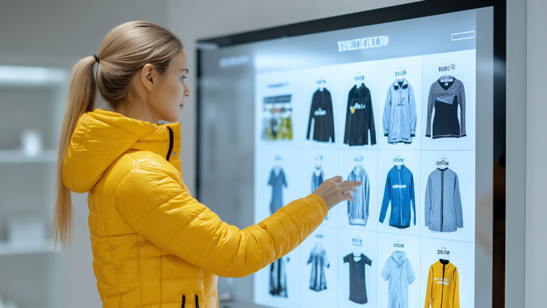 AI shopping assistant recommending products in ecommerce interface